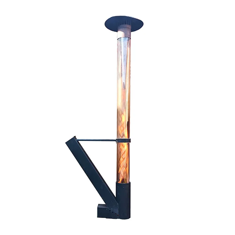 Freestanding Pellet Burner Stove Outdoor Heating Pellet Stoves Balcony Wood Pellet Patio Heater