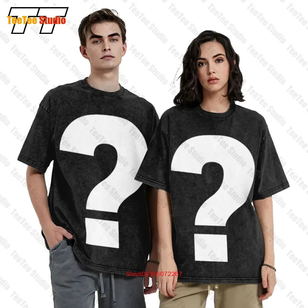 Question Mark Vintage Oversized T-Shirt YK11