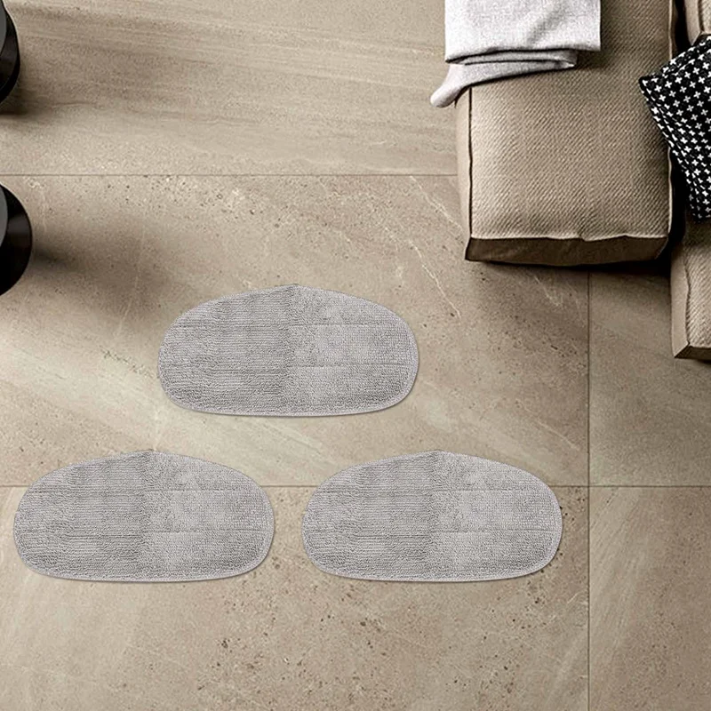 Сменная швабра, 3 шт., ткань для мытья полов для пароочистителя CleanTenso, пароочиститель, чехол для стеклоочистителя, тряпка для чистки швабры, накладка