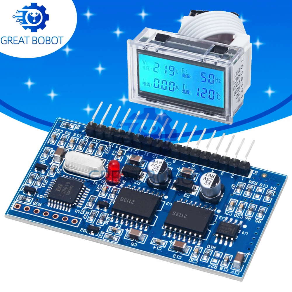 BS 5V DC-AC Pure Sine Wave Inverter SPWM Driver Board EGS002 12Mhz Crystal Oscillator EG8010 + IR2113 Driving Module LCD