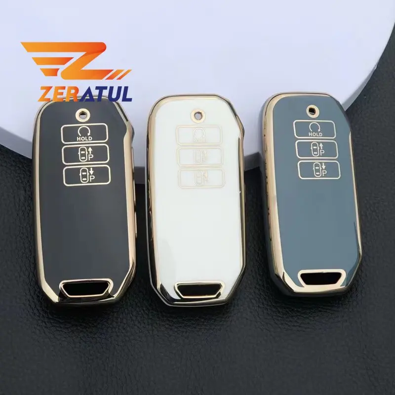 Funda de TPU para llave de coche, carcasa Fob de 7 botones para KIA, Seltos, Sportage, NQ5, Sorento, Mq4, GT LINE, K5, DL3, Carnival, Ev6, 2021, 2020