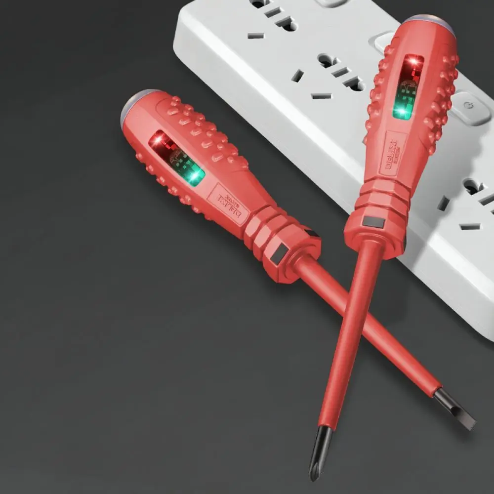 For For Delixi Electric Electrician Voltage Pen Multi Function Screwdriver Circuit Fault Detection Maintenance Tool