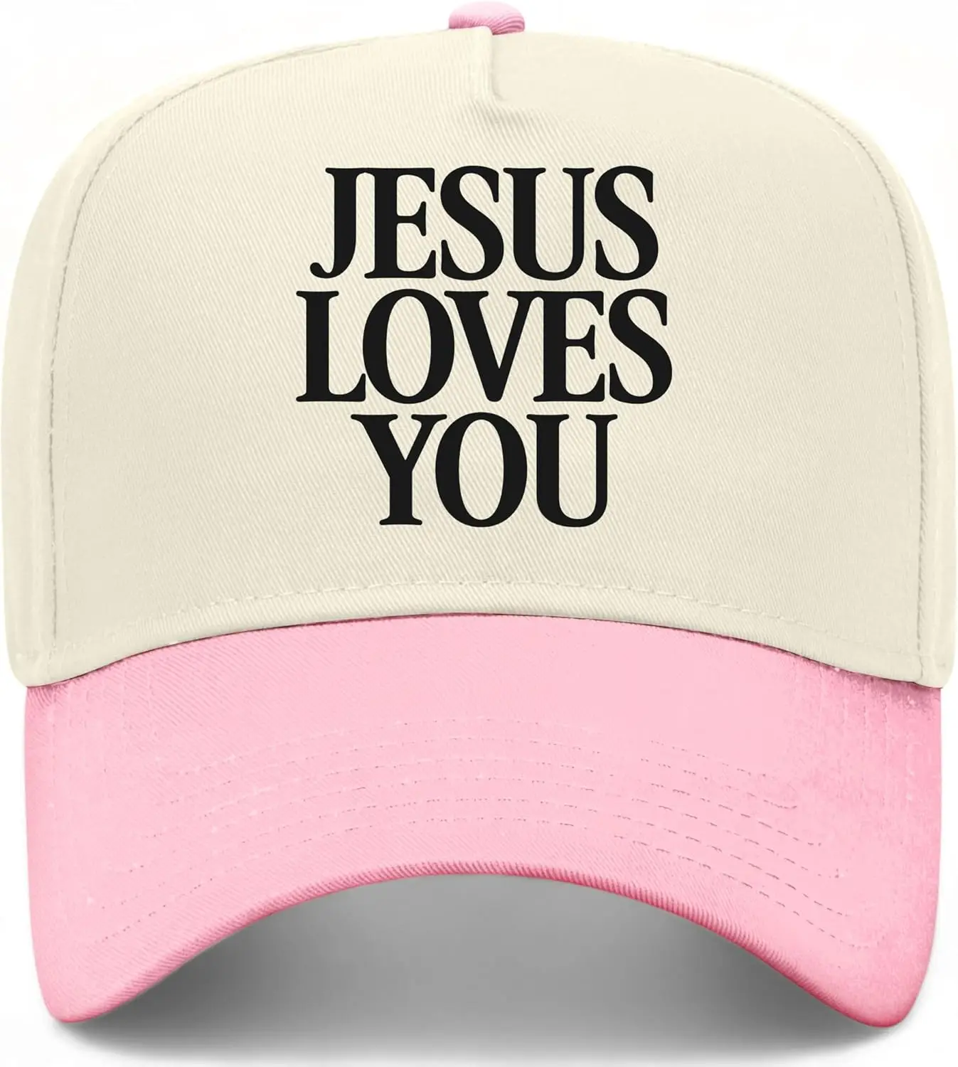 

Jesus Loves You Vintage Trucker Hat | Premium Snapback Baseball Hat for Men & Women