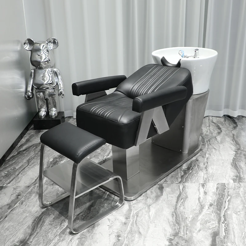 Professional Hairdressing Chairs Shampoo Cosmetic Hairdresser Chair Shaving Beauty Sillas Peluqueria Hairsalon Furniture CY50XT