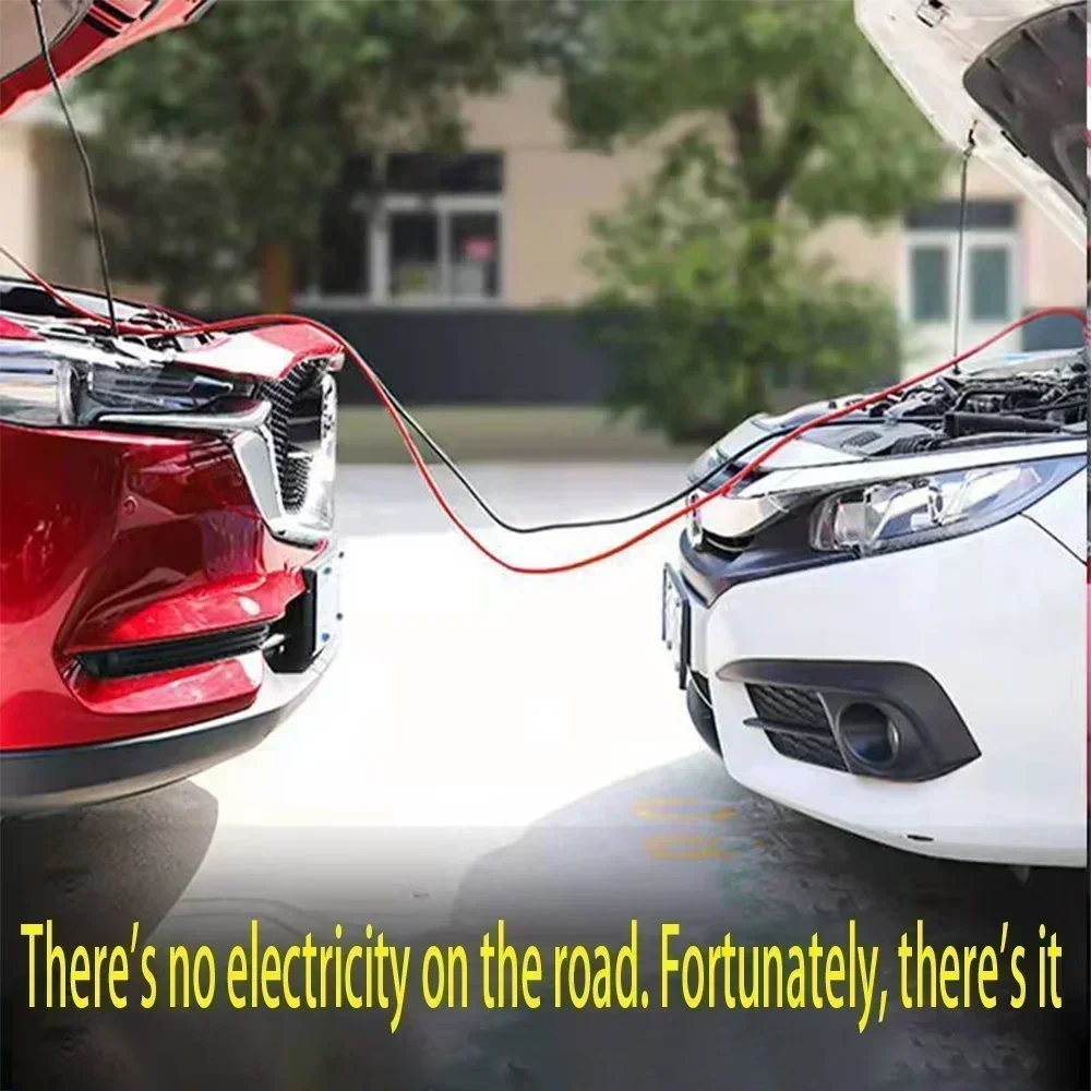 4-Meter-Autobatterie-Startkabel mit Kupferanschluss und verbreiteter Stärke, Notfall-Startzubehör für Fahrzeuge – Detail 8