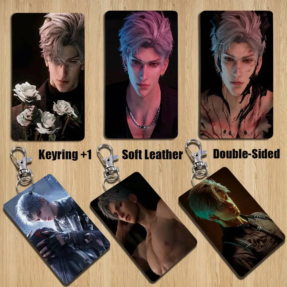 

game Love And Deepspace Holder For Bank Business Work Card Holder Student Card Case Bus Card Keychain