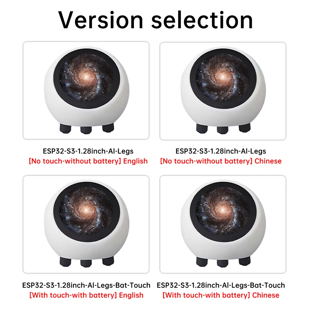 DeepSeek XiaoZhi AI ボイスチャットロボット ESP32-S3 1.28 インチ LCD ディスプレイ ESP32-N16R8 開発ボード時計飾り用にアップグレード