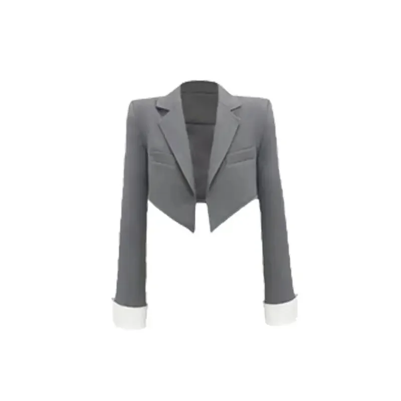 Ensemble de blazers de style rétro pour femmes, chemise en émail, manteau, jupe, mini jupe plissée, plaid trempé, veste coréenne sexy, fille, collège, femme, 2024