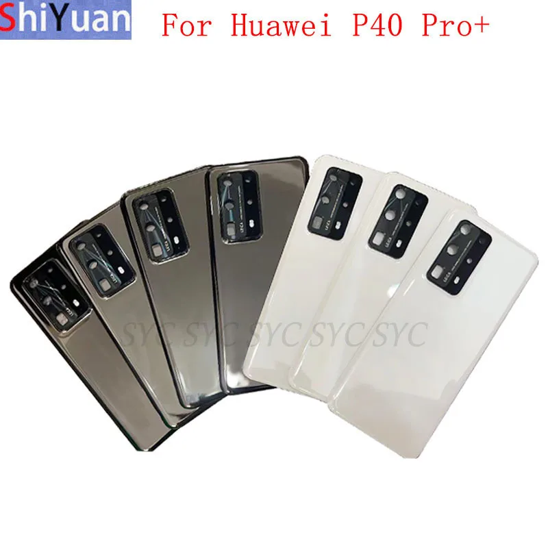 

High QualityBattery Cover Rear Door Housing Case For Huawei P40 Pro+ Back Cover with Camera Frame Lens Logo Replacement Parts