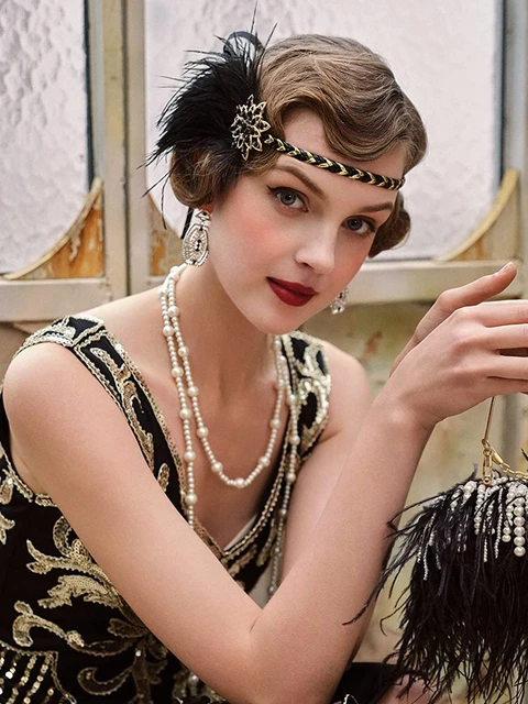 Roaring twenties headpieces hot sale