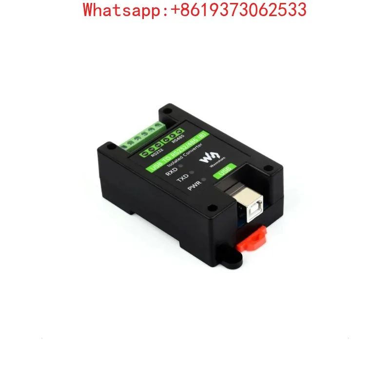 

USB To RS232/485 Industrial Grade Isolated Converter Onboard Original FT232RNL Chip Multiple Protection Wall-mount and Rail-Moun