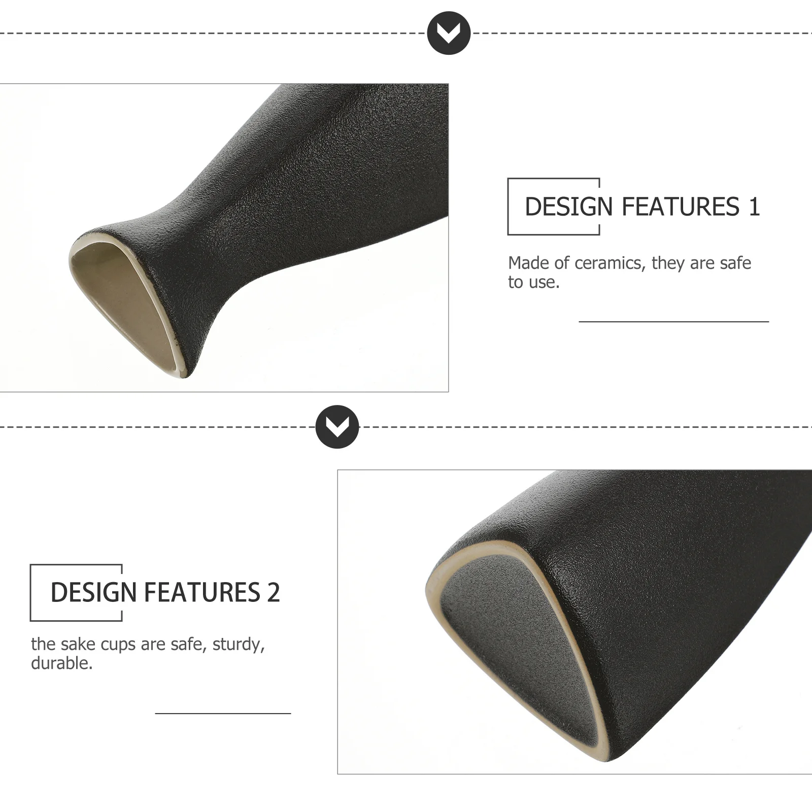 

1Set Ceramic Sake Cups Premium Japanese Style Multi-Function Tea Cups for Home Bar Restaurant Gift Sake Bottles