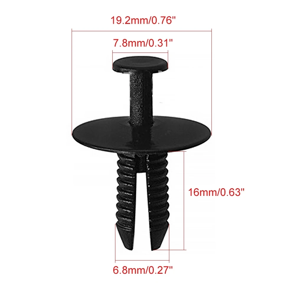 50Pcs Plastic Bumper Push Type Expansion Retainer Expanding Rivet Fixing Clips Retainer For Car BMW 3 5 7 Series 51118174185