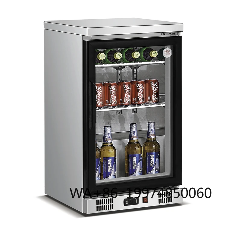 

90L Counter Top Glass Door bar Display Mini Freezer for Beer