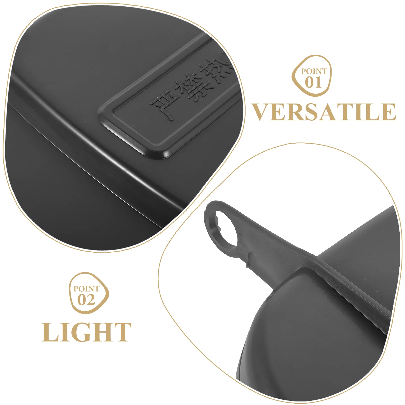 Kunststoff-Mülleimer-Deckel, Ersatz-Mülleimer, Klappdeckel, Outdoor-Mülleimer, Topper, Eimer-Abdeckung für Küche und Außenbereich, 50 l