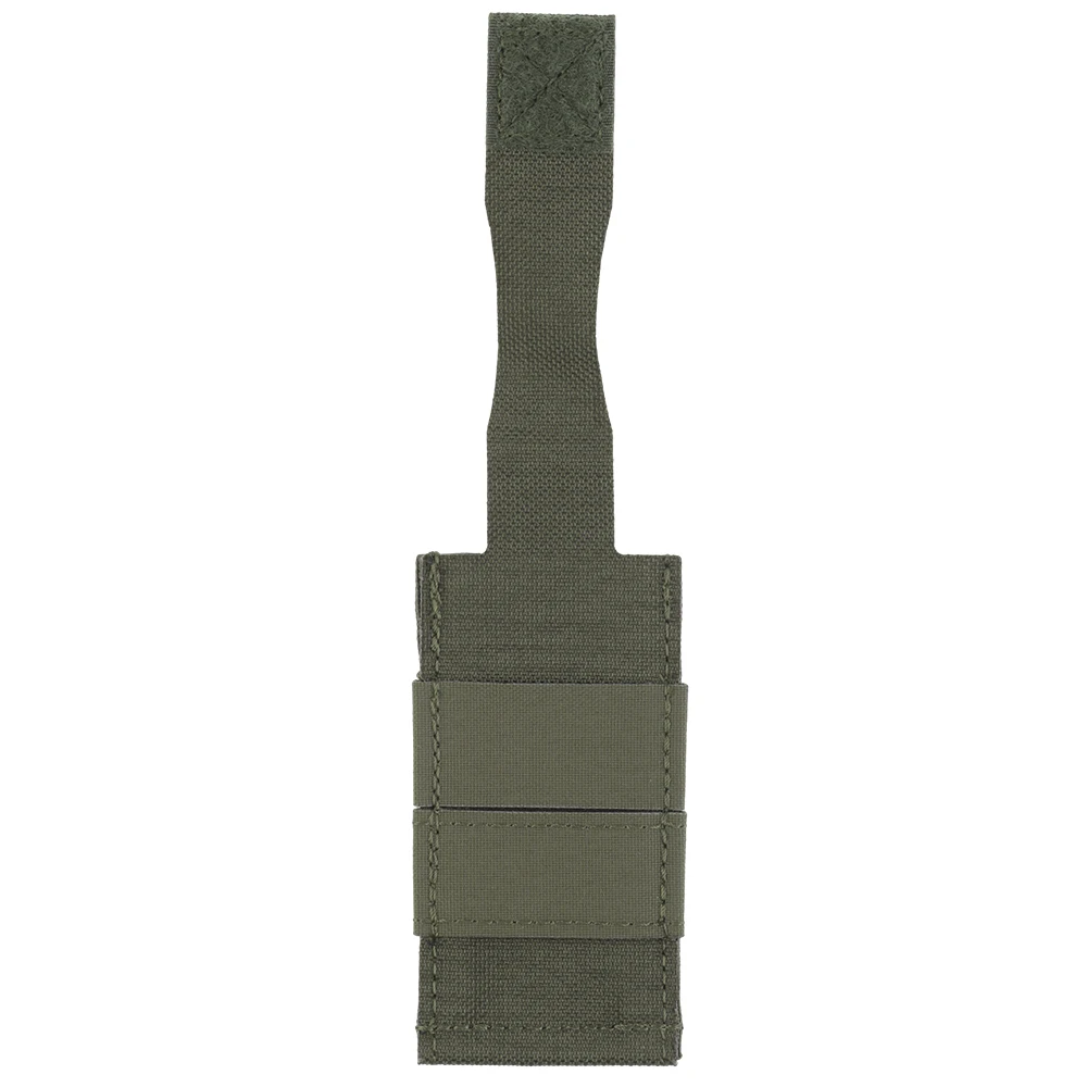 Tactical Open Top 9mm .40 .45ACP Mag Pouch Elastic Molle Quick Draw Airsoft Hunting Paintball Single Magazine Gear