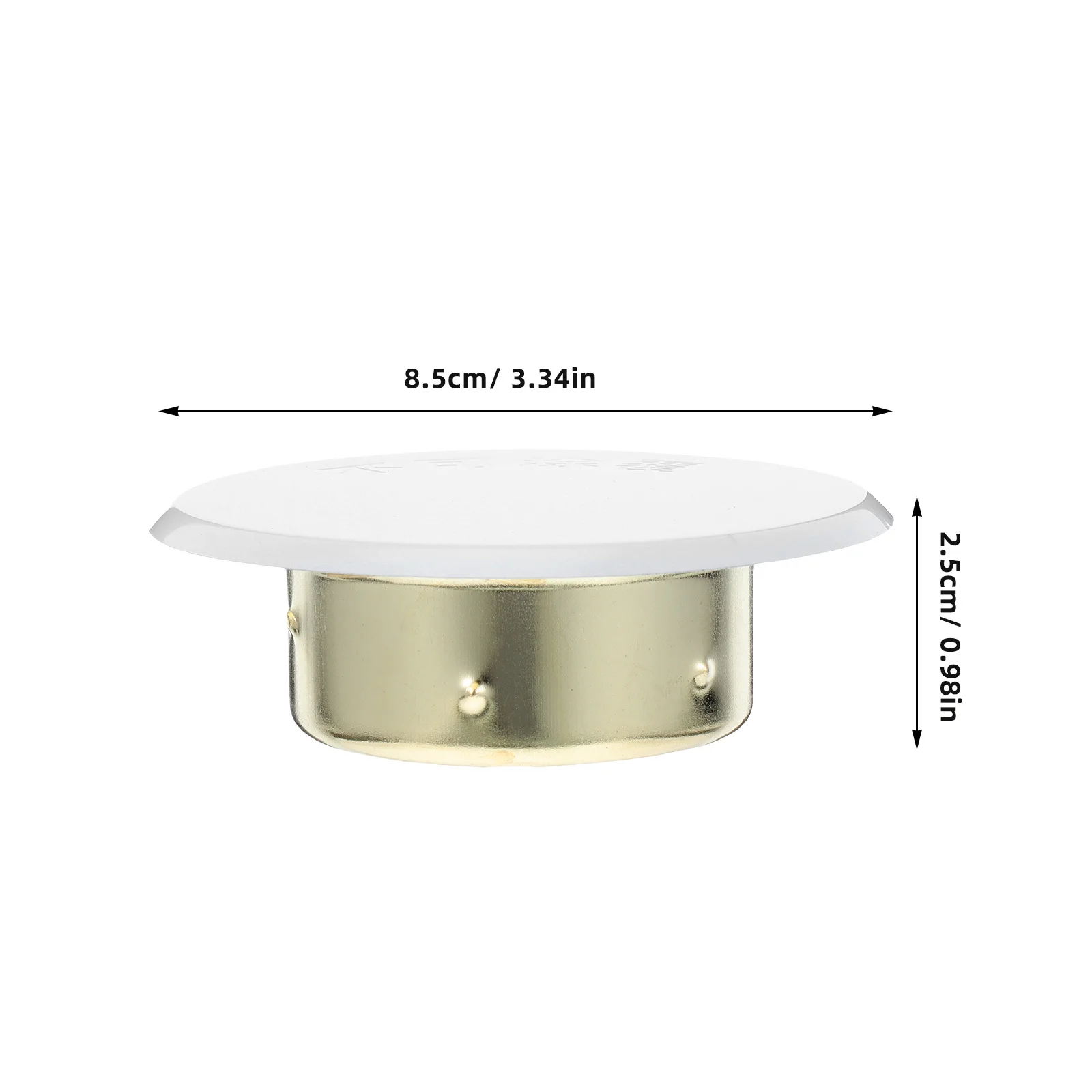 4pcs Fire Nozzle Cover Plate Heavy Duty Metal Concealed Design For Residential Commercial Industrial Decorative