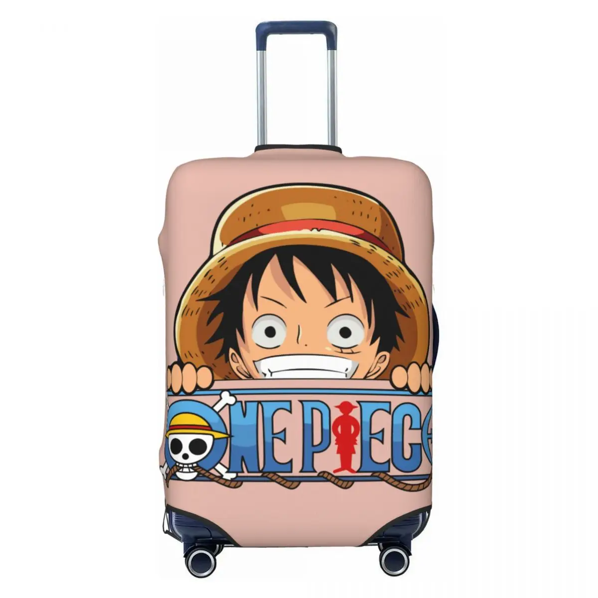 

Чехол для чемодана с Луффи из One Piece, милый аниме-принт, для чемоданов 18-32 дюйма