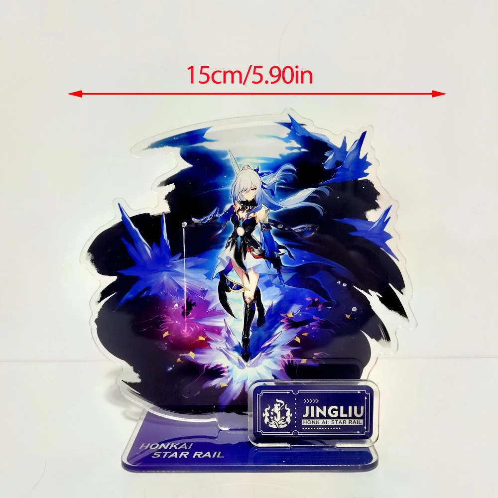Game Honkai:Star Rail Figures Acheron Aventurine Acrylic Stand Model Desk Decor Collection Standing