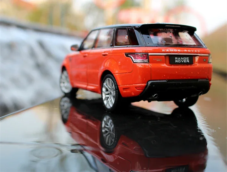 WELLY-Modèle de voiture Land Rover Range dehors SUV en alliage moulé sous pression, collection de simulation de véhicules jouets en métal, cadeaux pour enfants, garçons, 1:24