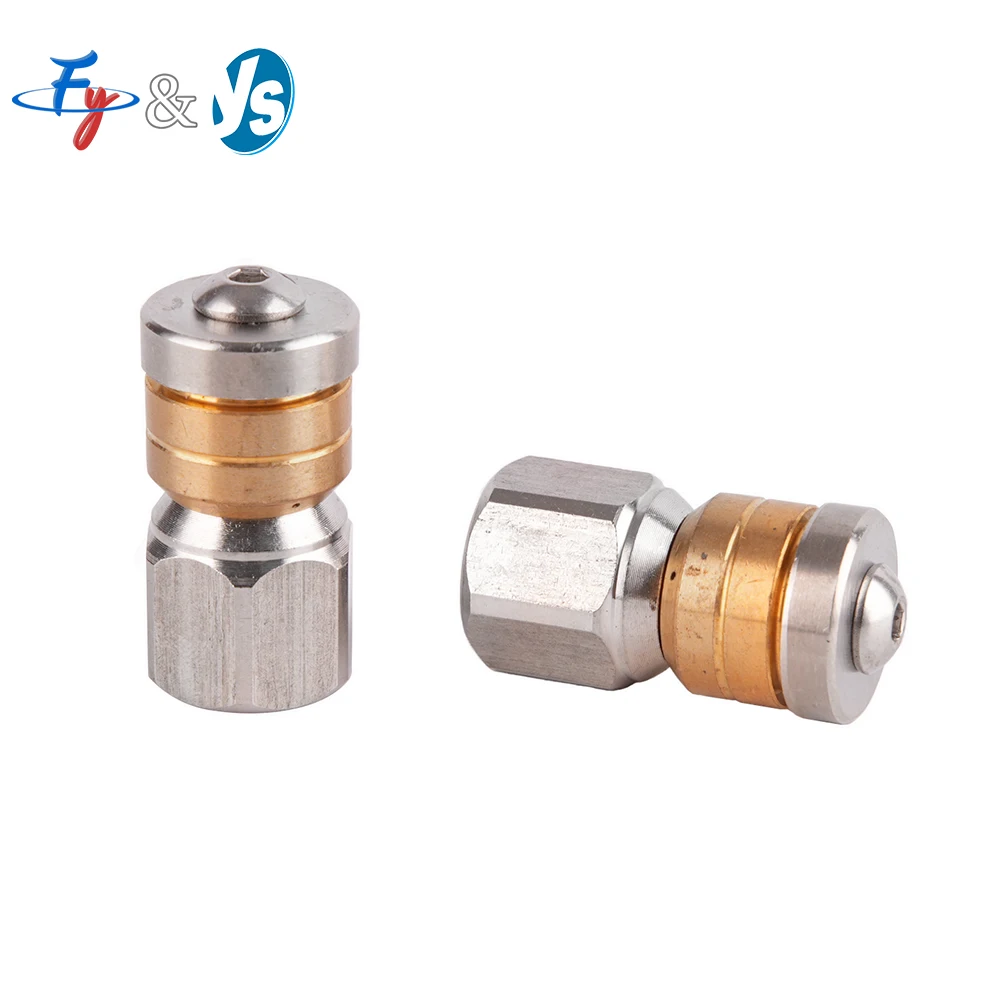 7-30l/Min High Pressure Sewer Cleaning Nozzle, High Pressure Washer Sewer 3 Hole Jet Drain Jetter Nozzle