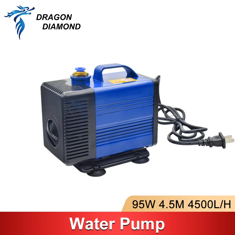 

Submersible Water Pump 95W Spindle Motor Tool Circulating Cooling 220V 4.5M 4500L/H For CNC CO2 Laser Engraving Cutting Machine