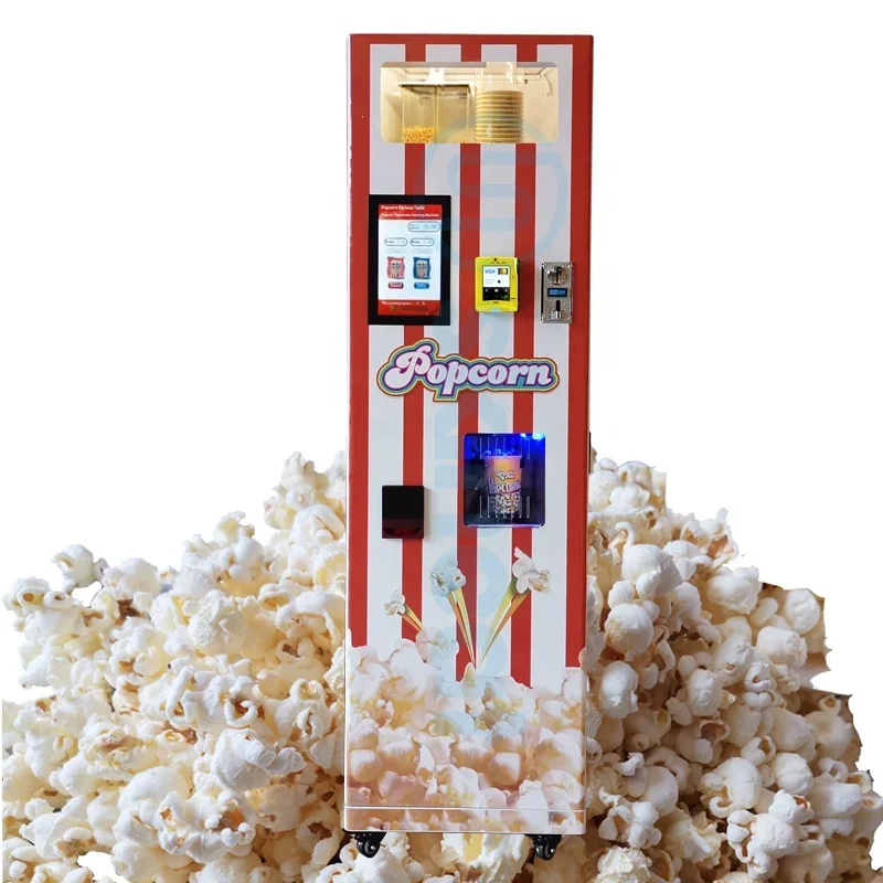 Cinema Snack Vending Machine/24 HOURS Self Service New Design Machine/Automatic Popcorn Maker