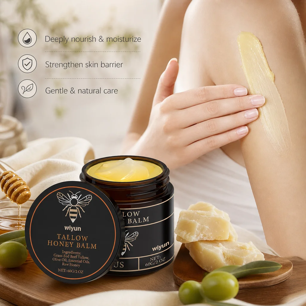 60g Soft Tallow Honey Body Cream Moisturize Firm Calm Skin Glow Fade Dull Tone Nourish Skin Rejuvenating Body Lotion