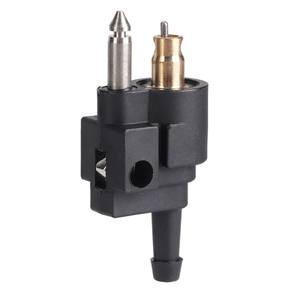 Outboard Engine Male Thread Fuel Tank Connector Plastics Black Male Connector Pipe Joint Marine Use