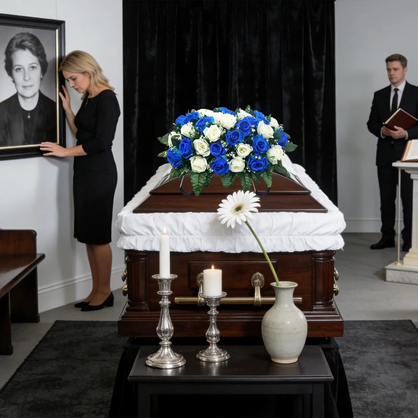 

Цветы для кладбища: шелковые розы для украшения могил, цветочные композиции на могилу ко Дню матери и Дню отца