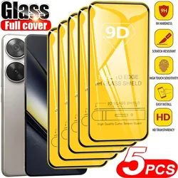 5PCS 9D Screen Protector For POCO F6 M6 F5 M4 M3 Pro C75 C65 C40 M5S F3 Tempered Glass For POC X6 X5 X4 X3 Pro F4 GT NFC Glass