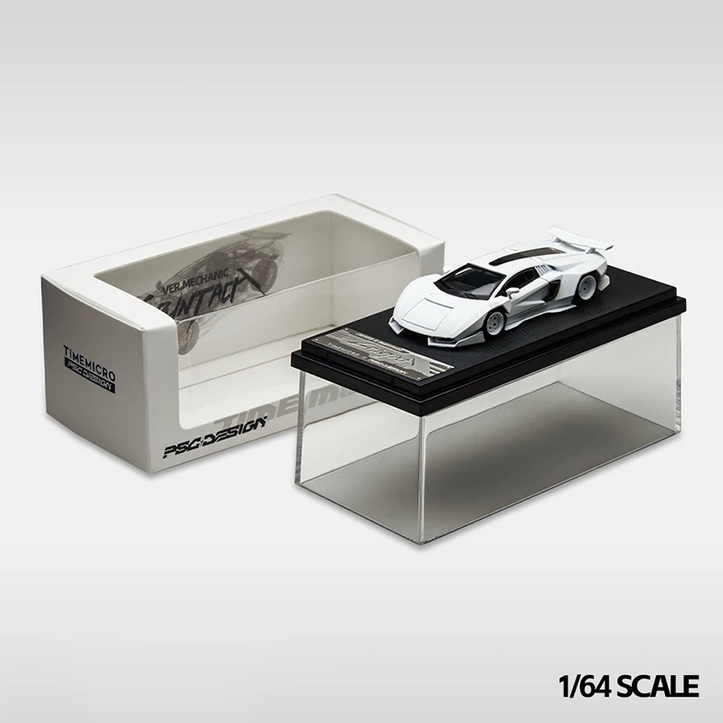 Diecast 1:64 Schaal Nieuwe Countach PSC Simulatie Legering Automodel Statische Display Collectible Gift Toy Souvenir Decoratie