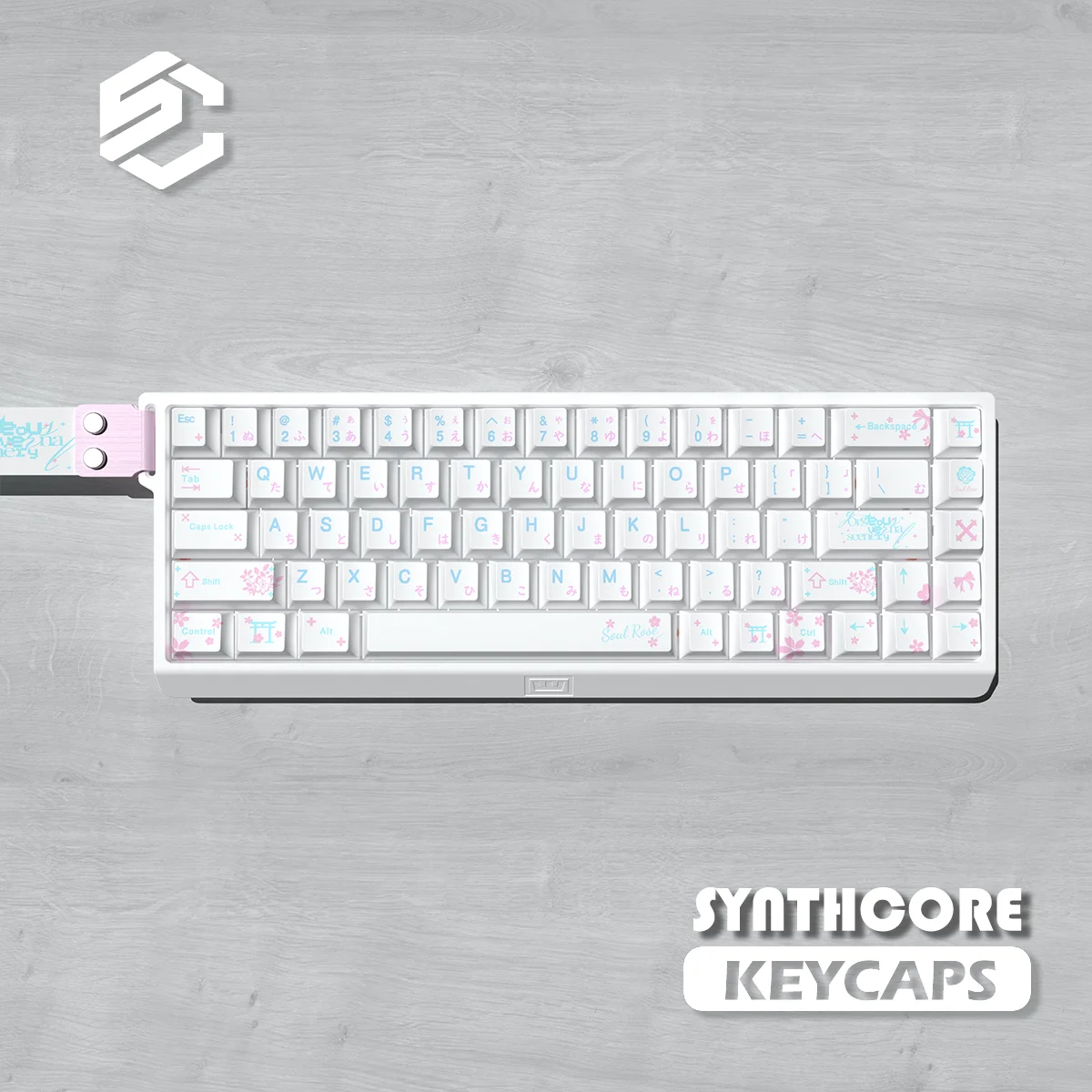 White Theme Keycaps Set PBT Cherry Profile Custom Original for EZ63 ATK68 ACE68 Mechanical Keyboard Artisan Keycaps Accessories