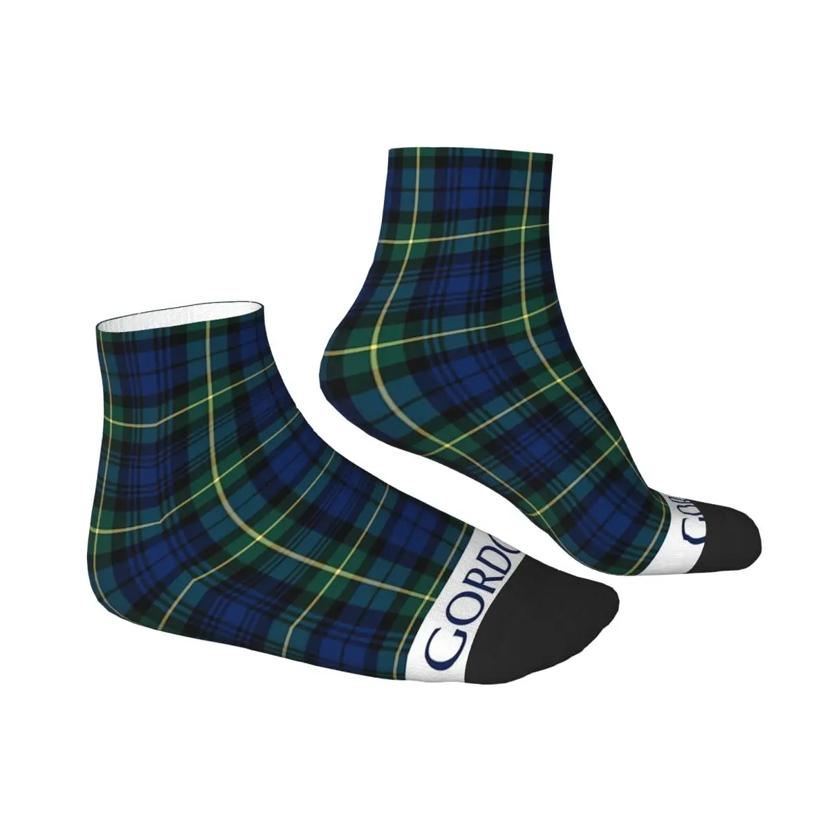 جوارب Clan Gordon Tartan جوارب Harajuku الممتصة للعرق، ملحقات جوارب لجميع المواسم لهدايا للجنسين #6