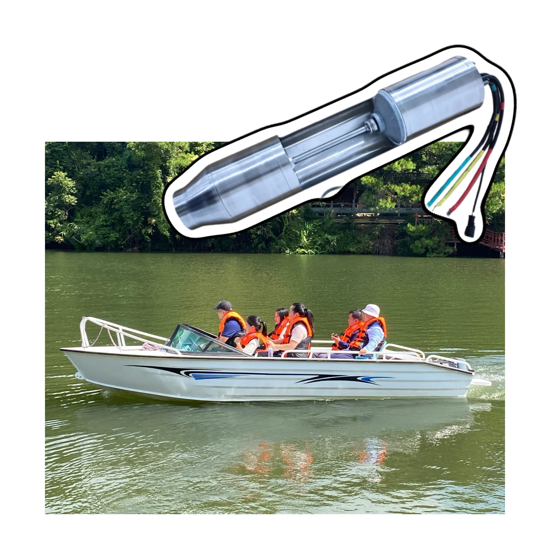 

Морские аксессуары Структурные подруливающие устройства Водные виды спорта Морской электрический привод с электроприводом Электрическая система питания струйной лодки