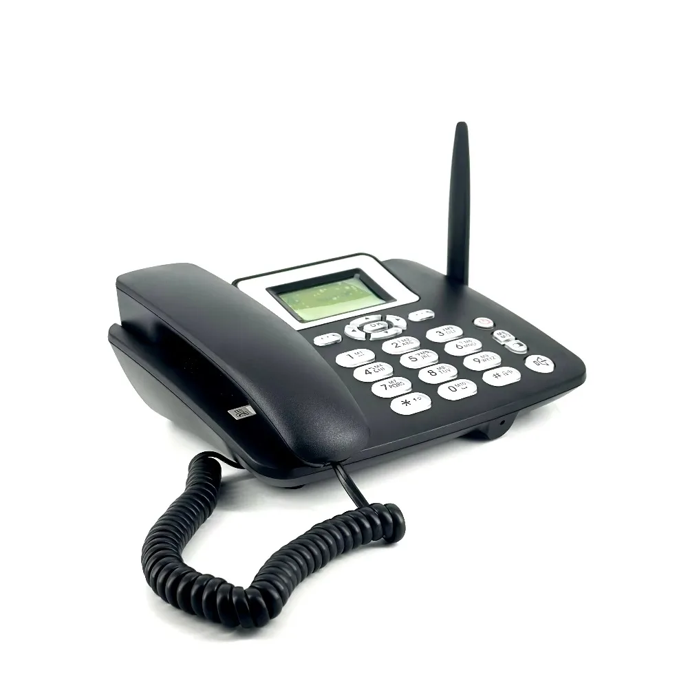 Muren Fixed Wireless Phone with Sim Card Slot 2.4-g Fwp Battery Office Home Hotel Use New Landline Phone Wi-Fi Support