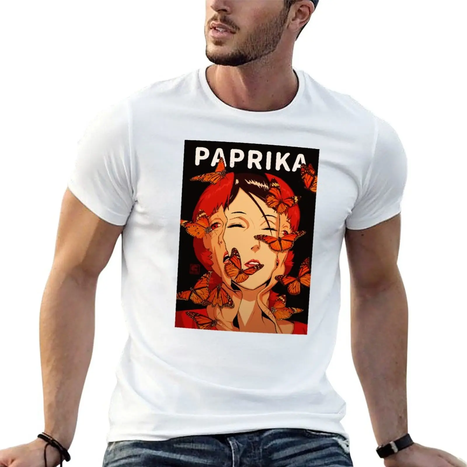 Paprika T-Shirt blue lock anime tshirt mens vintage t shirts