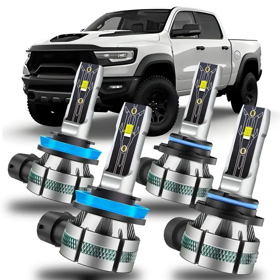 

for 20092023 Dodge RAM 1500 2500 3500 High Low Dual Beam Bulbs Fog Lights Accessories,Super Bright 2010 2011 2012 2013 2014 2015