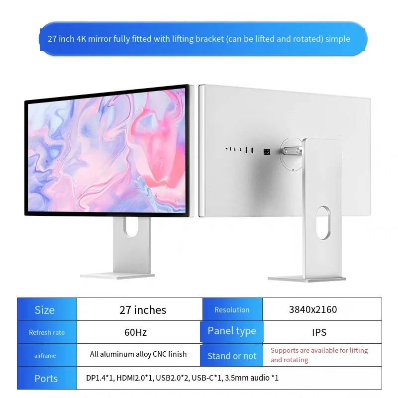 P27U KUYCON 27インチスクリーン 3840*2160 4Kディスプレイ IPS HDMI2