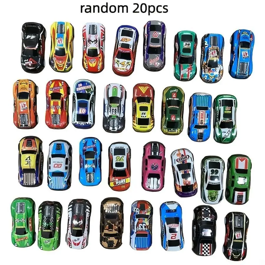1/5/10/20/50/100pcs Gift for Her/Him s Pull Back Toy Cars Bulk, Mini Race Car Party Favors for Kids, Goodie Bag Fillers for Boys