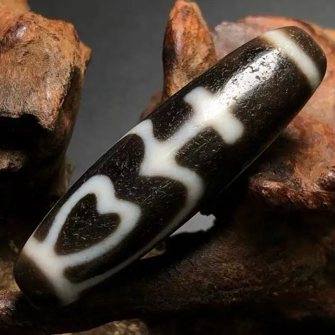 Rare treasure vase Totems 47*13mm Tibetan dzi beads high quality jewelry Magic Amult special one