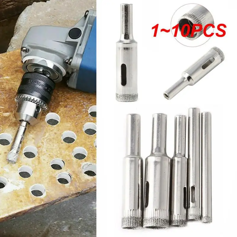 

1~10PCS 5/6/8/10/12mm Coated Drill Bit Set Tile Marble Glass Ceramic Hole Saw Drilling Bits For Power Tools Home Tools