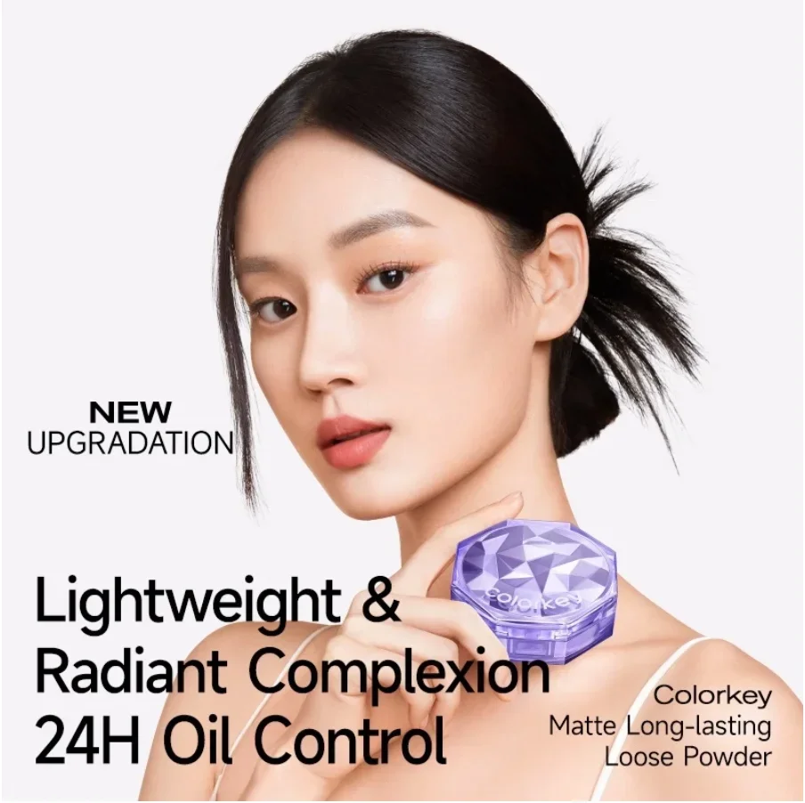 Colorkey Matte Long-lasting Losse Powder Matte Brighten Oil Control Lightweight Face Makeup 8g Cosmetics