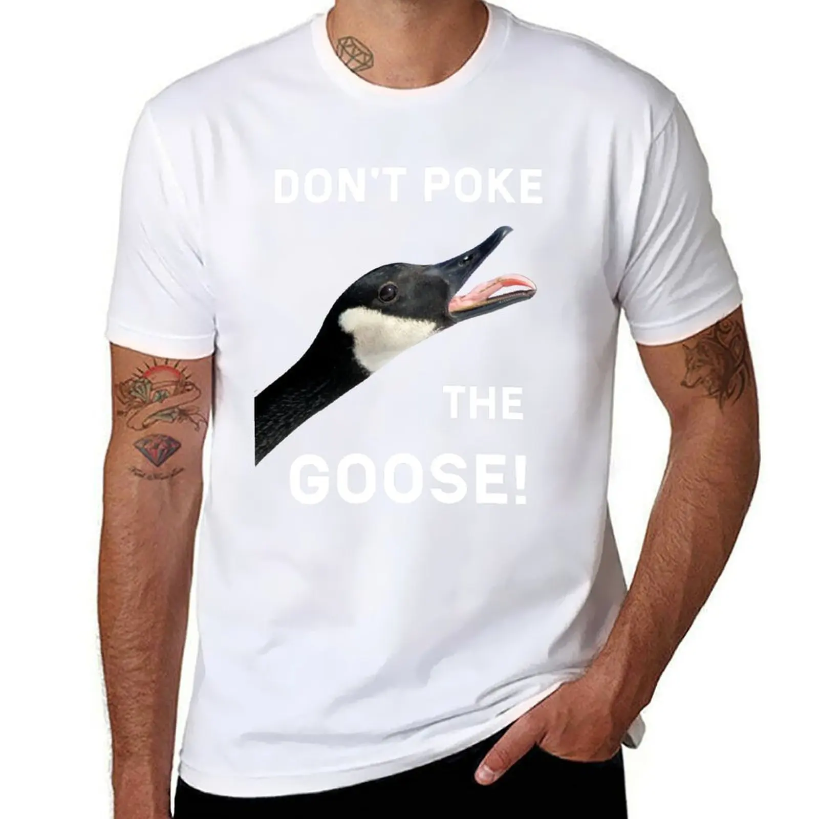 

Don't Poke The Goose! Canadian Patriot T-Shirt essential t shirt t shirt man cotton T-Shirt