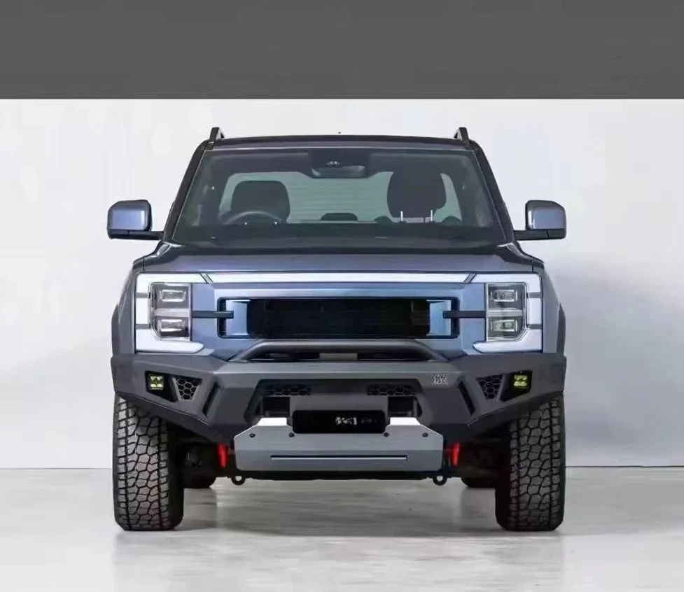 Front Bumper, Aluminum Alloy 190x60x50, Off-Road Racing Bumper For BYD Shark, Aerodynamic Performance Bumper, Screw-On Retrofit