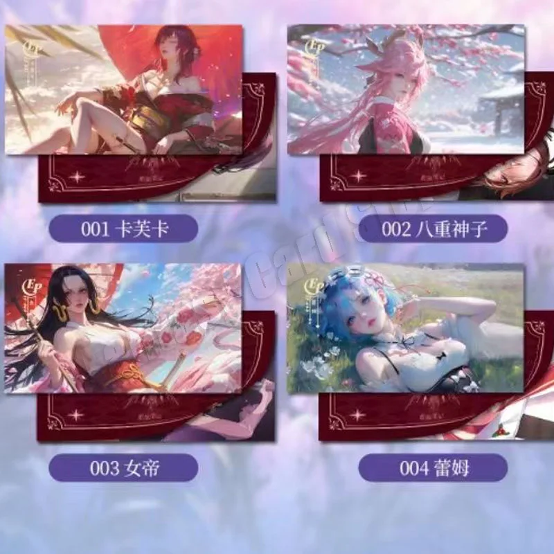 2024 Limited Sale New Style ACG Goddess Story Sexy Card Yae Miko Kafka Boa·Hancock Rem Anime Goddess Cards Collectible Gift