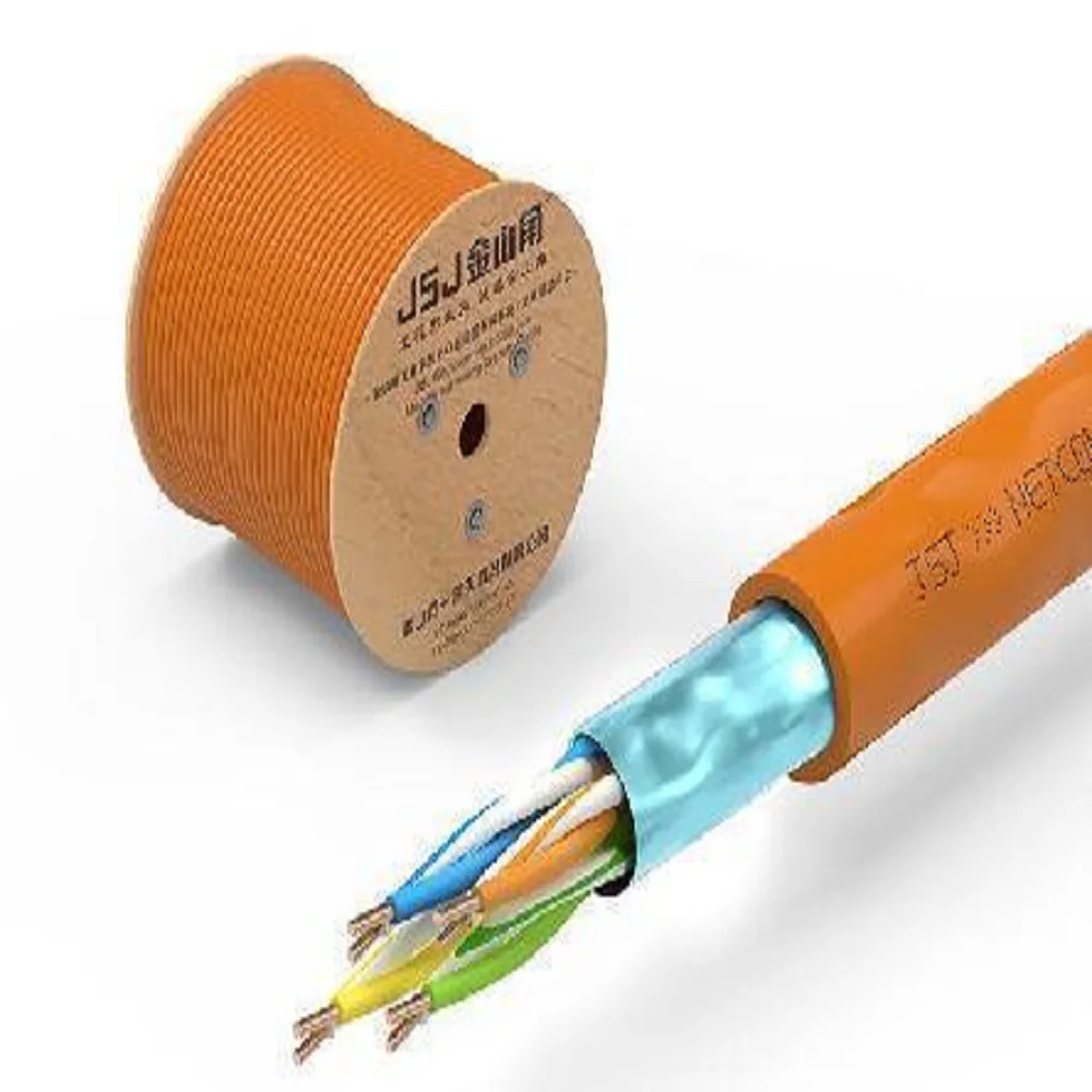 

Cat5 FTP 100m 300m Pure Copper Outdoor Cable 24awg Waterproof Lan Electrical Wire Aluminum Foil Shield Network Cable