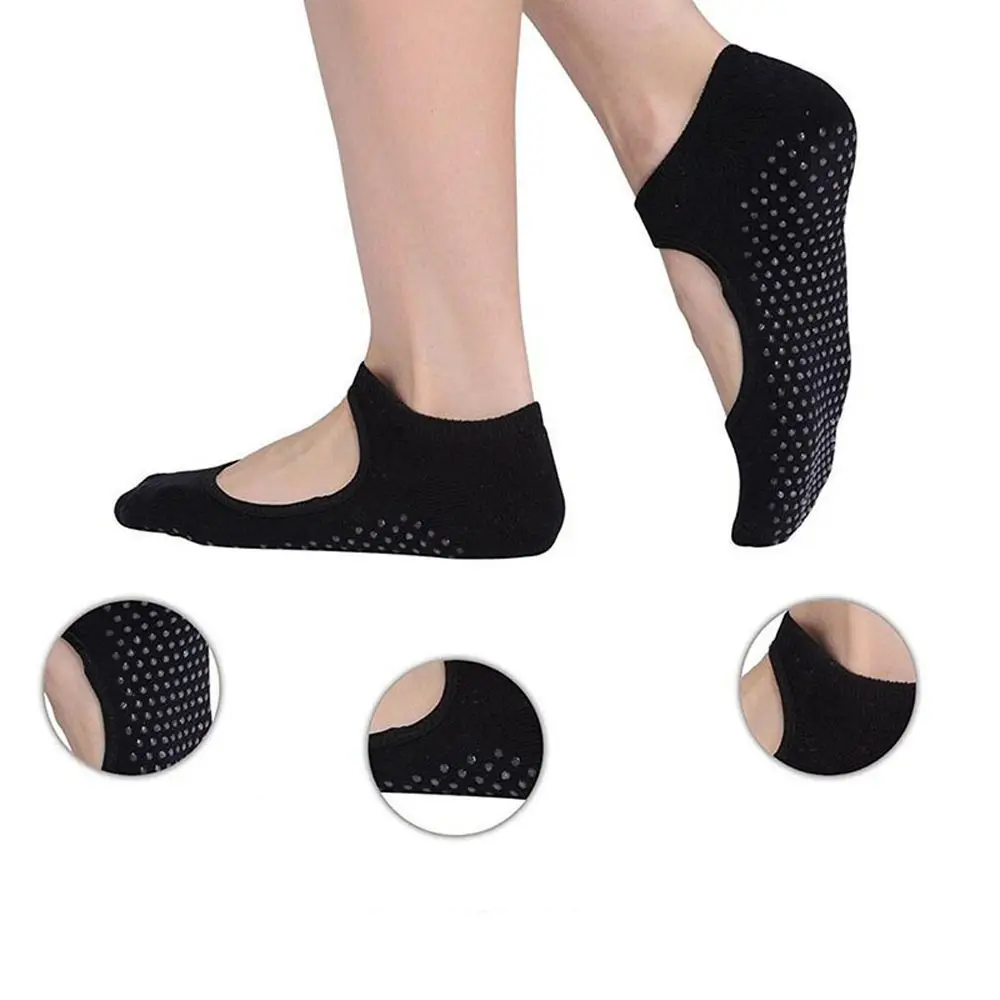 Sports Fitness Ladies Anti-slip Women Dacing Sock Pilates Yoga Socks Cotton Barre Ballet