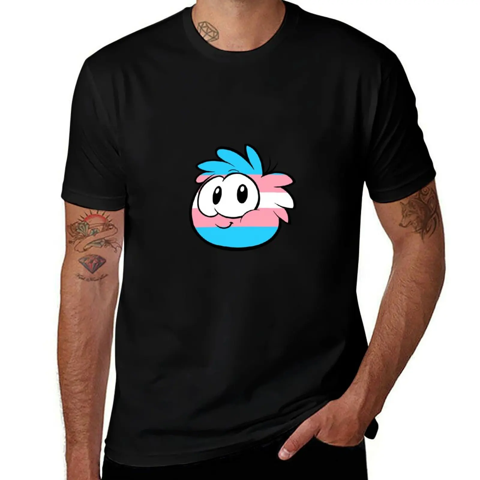 

Transgender Puffle T-Shirt funny t shirts man man t shirts graphic cotton t shirt man T-shirt