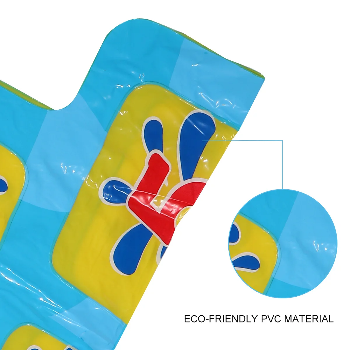 1pc Water Spray Playmat Inflatable Outdoor Pool Mat For Kids Number Learning 1-9 Splash Pad Durable Thick Educational Baby